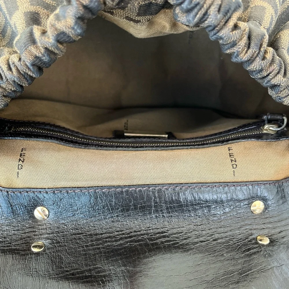 Authentic FENDI Medium Zucca Monogram Canvas Magic Bag in Brown Tobacco Color - Picture 9 of 11